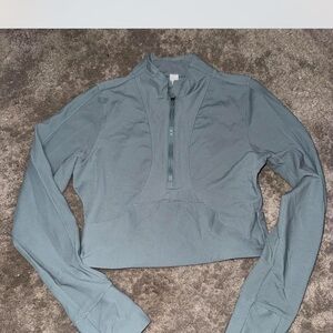 90 Degree By Reflex Steel Blue Long Sleeve Top